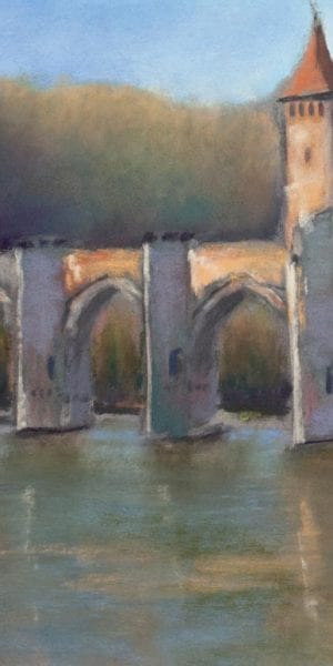 Cahors Bridge - 9" x 11"