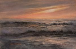 Ocean Sunset 1 - 11"x14"